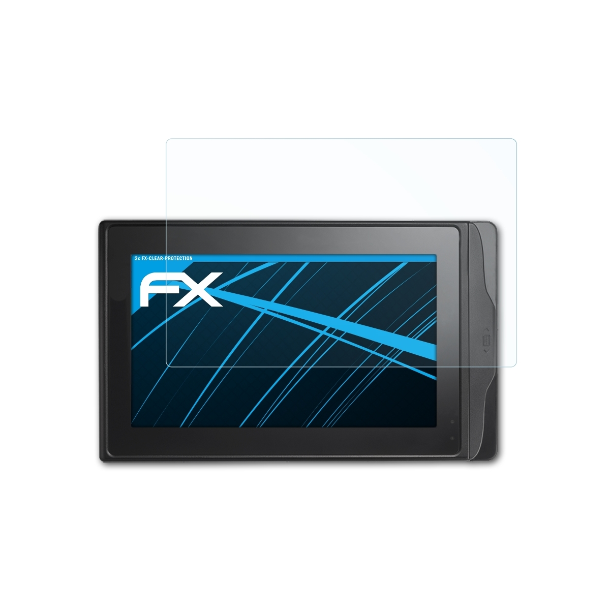ATFOLIX 2x FX-Clear Displayschutz(für Micros Tablet Oracle R-Series)