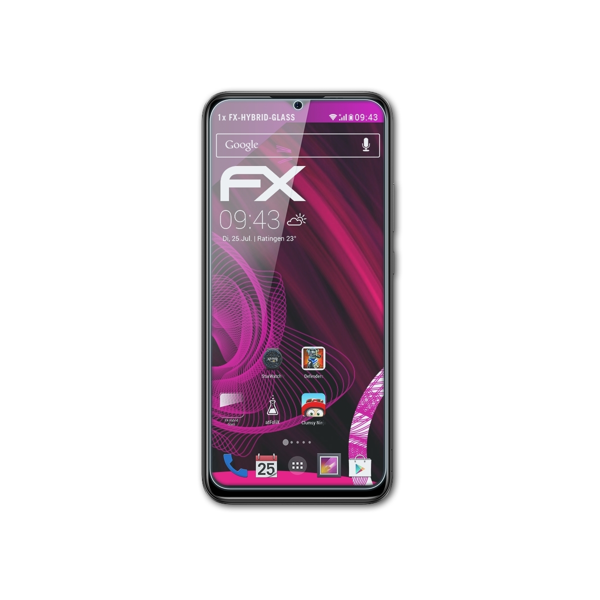 Note FX-Hybrid-Glass ATFOLIX Ulefone Schutzglas(für 10P)