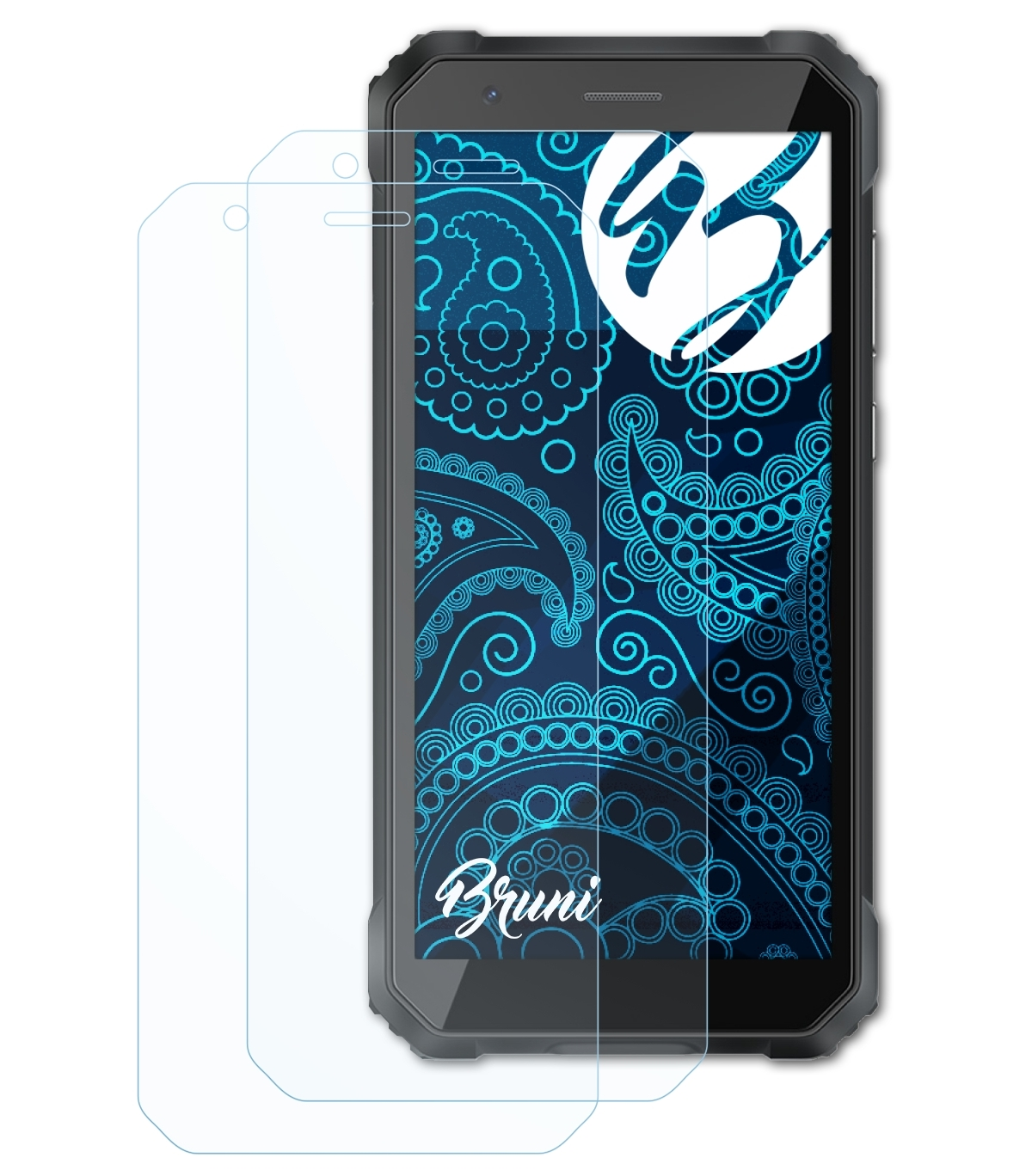 BRUNI Basics-Clear S60 2x Pro) Oscal Schutzfolie(für