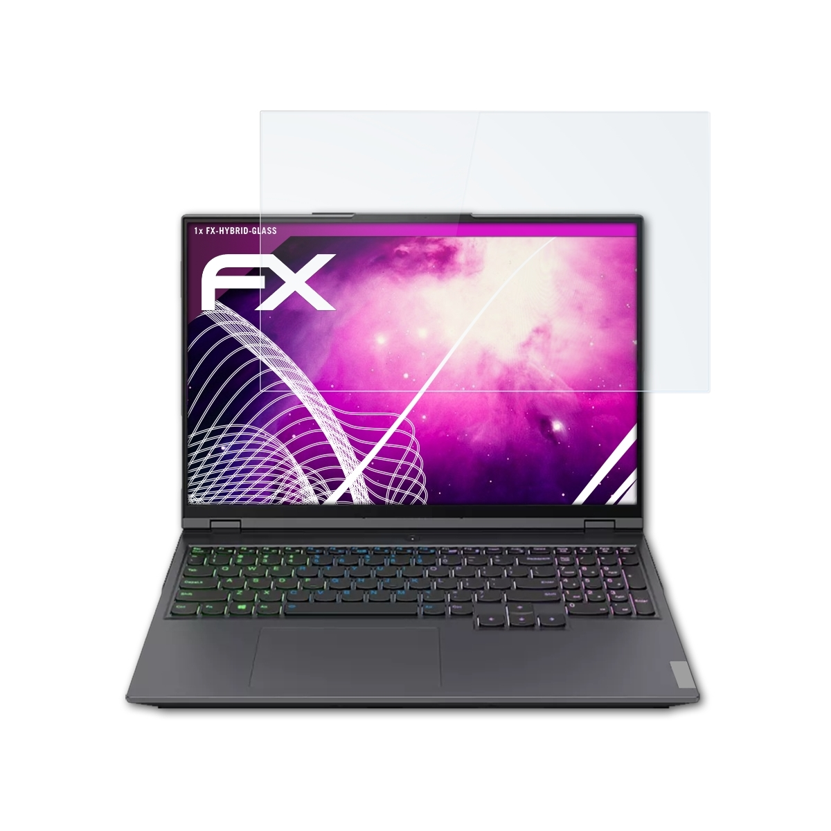 ATFOLIX 5 Lenovo Pro) Schutzglas(für Legion FX-Hybrid-Glass