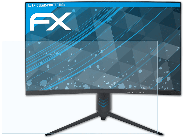 ATFOLIX FX-Clear Displayschutz(für Medion ERAZER Spectator X30 (MD21240)) | Monitor Displayschutz