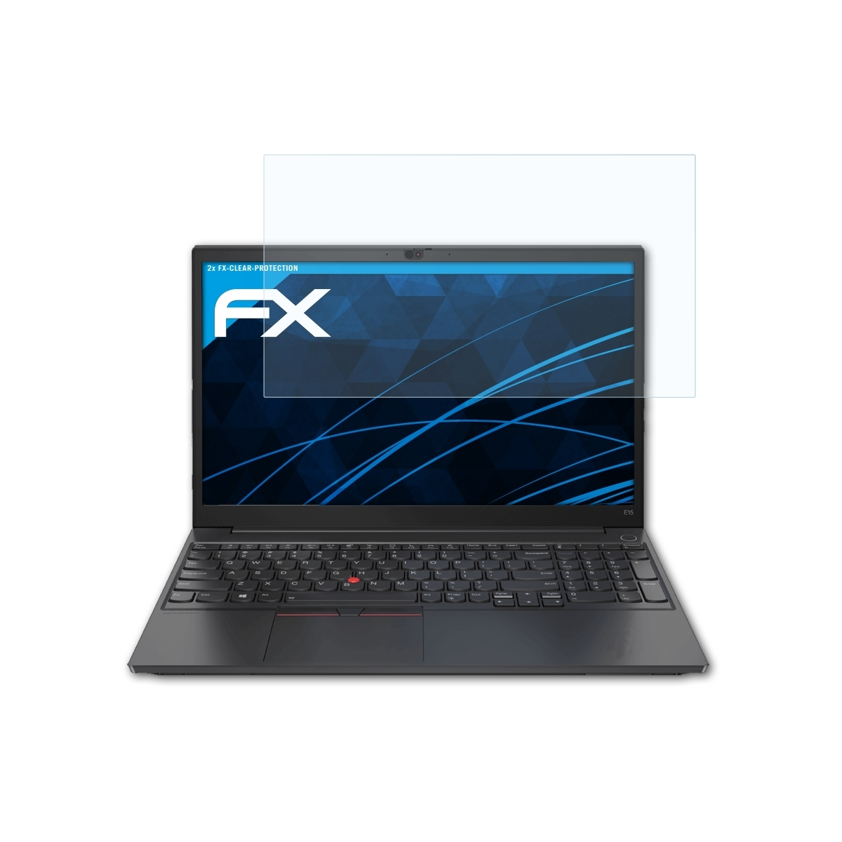 ATFOLIX 2x FX-Clear Displayschutz(für Lenovo 3)) (Gen E15 ThinkPad
