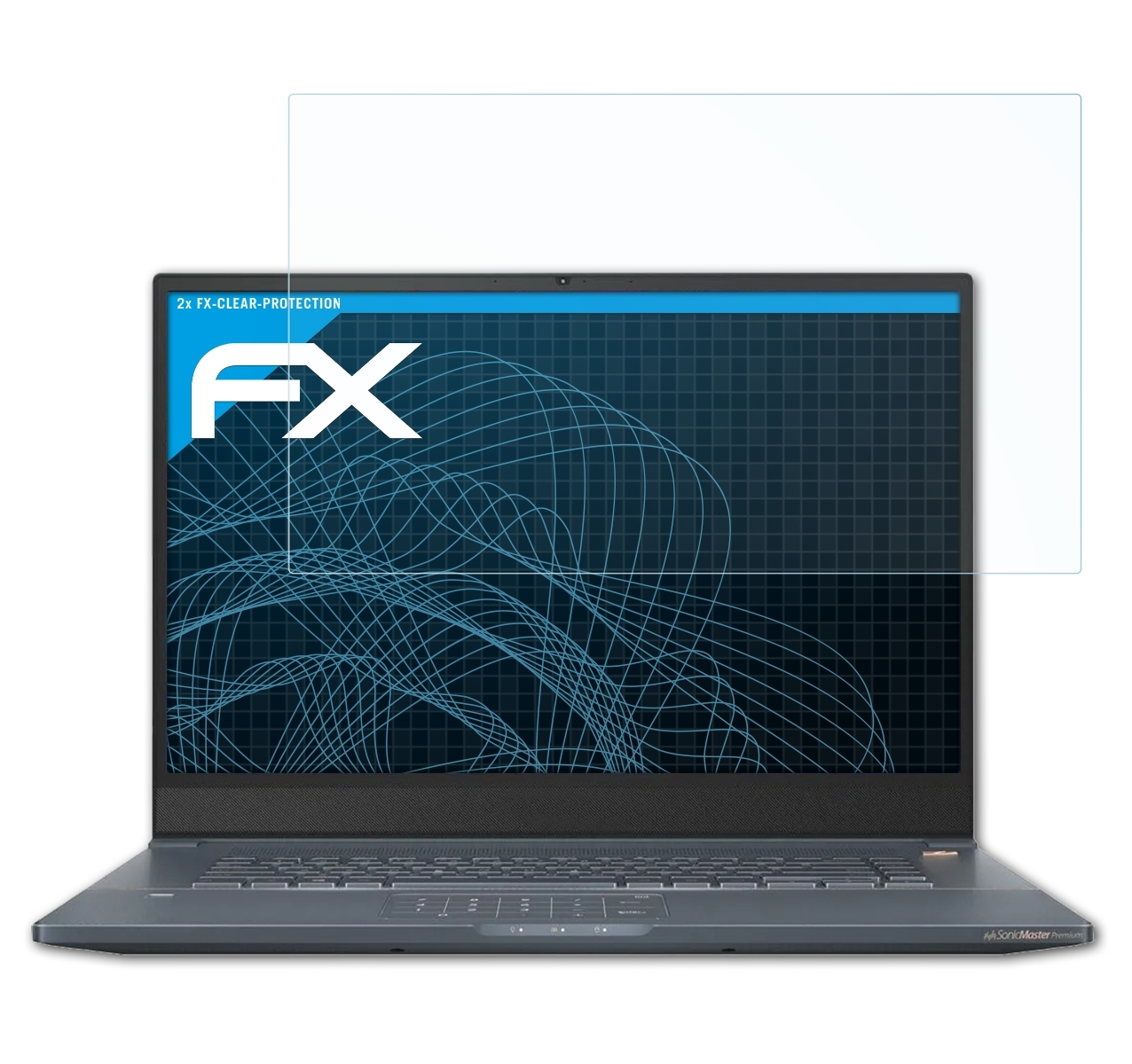 ATFOLIX 2x FX-Clear Displayschutz(für (H700)) Asus 17 Studiobook ProArt