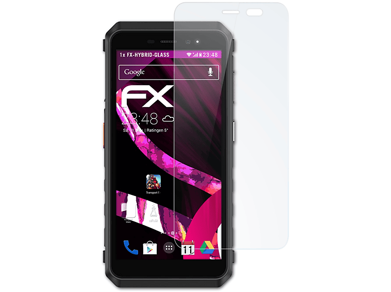 Pro) ATFOLIX FX-Hybrid-Glass X11 Armor Ulefone Schutzglas(für