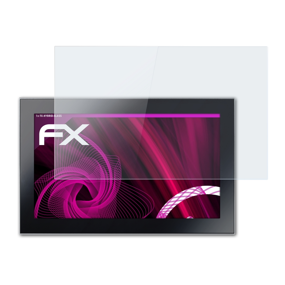 ATFOLIX FX-Hybrid-Glass Nodka Inch)) C1853 (18.5 Schutzglas(für