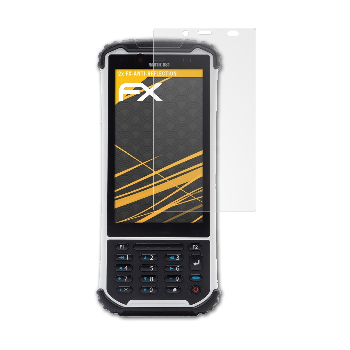 FX-Antireflex Handheld ATFOLIX Nautiz X81) Displayschutz(für 2x