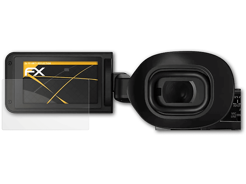 ATFOLIX 3x FX-Antireflex Displayschutz(für Canon XF605)
