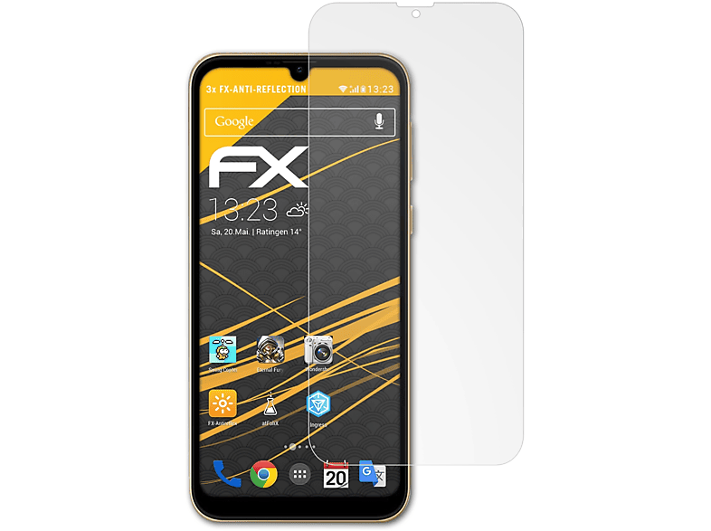ATFOLIX 3x FX-Antireflex Displayschutz(für BLU G51)