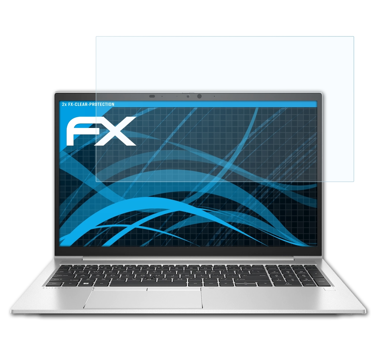 850 ATFOLIX EliteBook 2x G8) FX-Clear HP Displayschutz(für