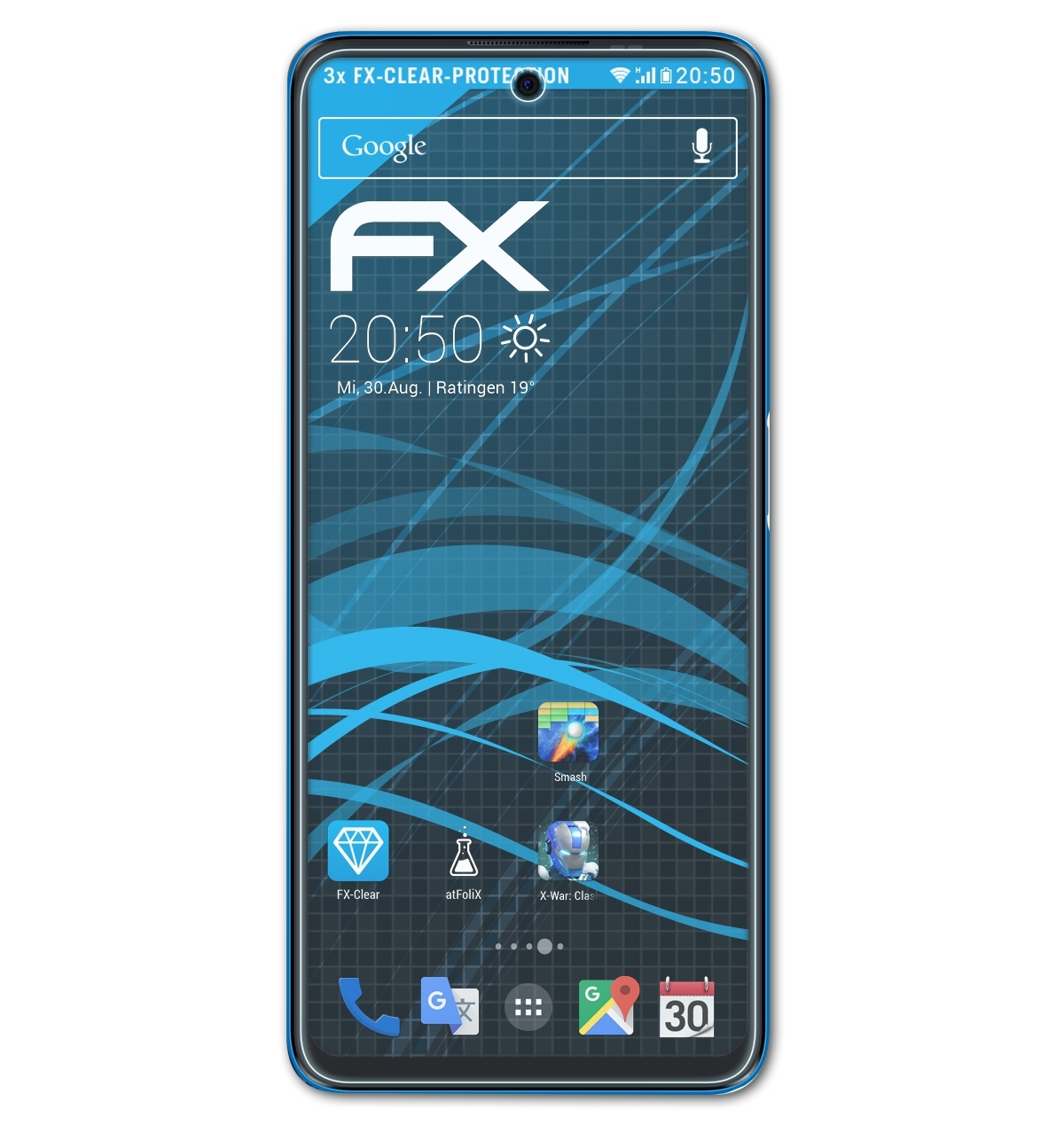 Displayschutz(für FX-Clear F91 3x ATFOLIX BLU 5G)