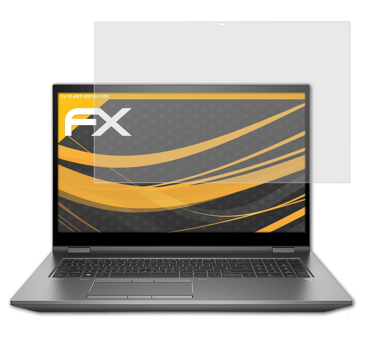 ATFOLIX 2x FX-Antireflex HP G7) Fury Displayschutz(für ZBook 17