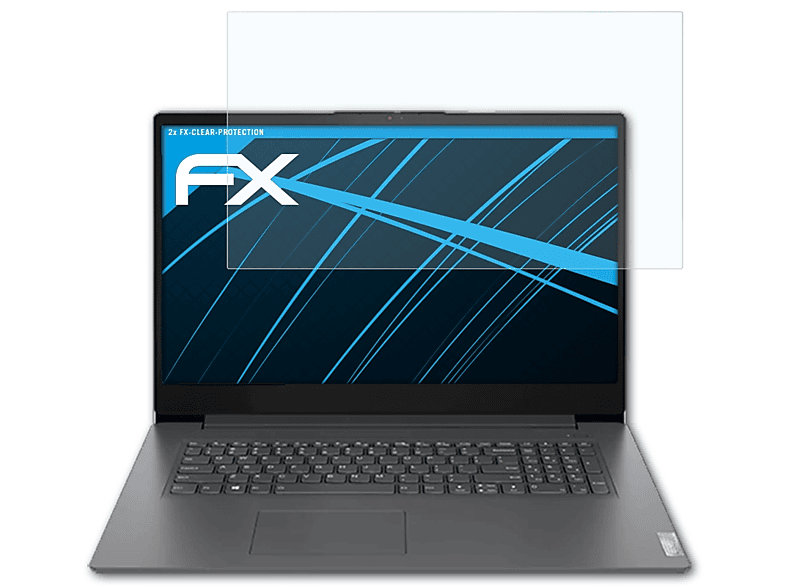 ATFOLIX 2x FX-Clear Displayschutz(für Lenovo (Gen2)) V17