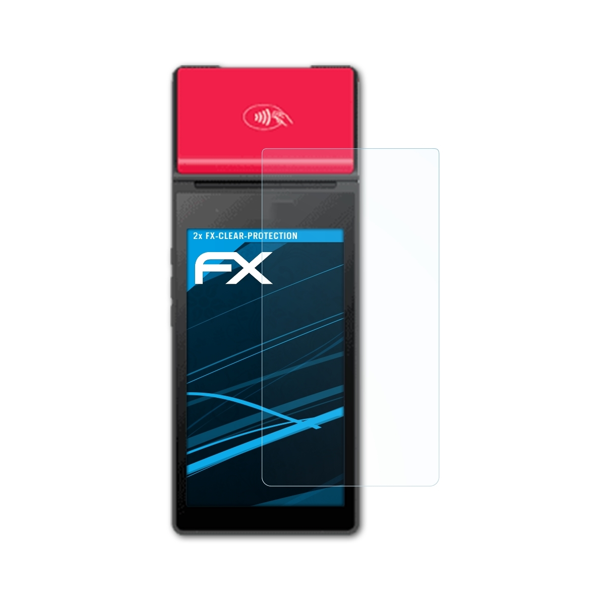 ATFOLIX 2x FX-Clear Displayschutz(für iMin M2)