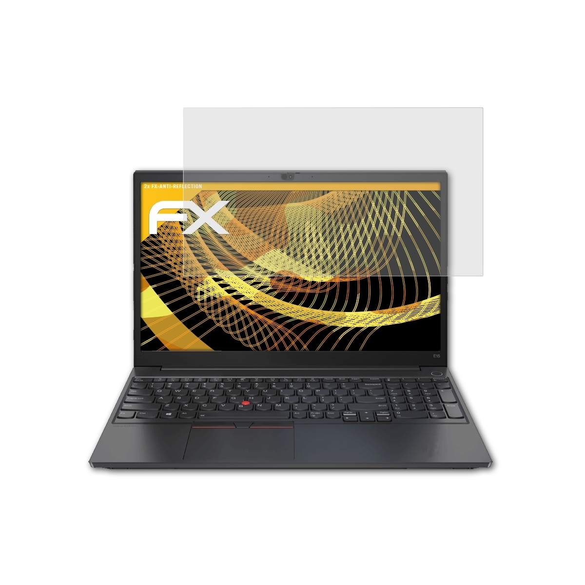 ATFOLIX 2x FX-Antireflex Displayschutz(für E15 (Gen Lenovo 3)) ThinkPad