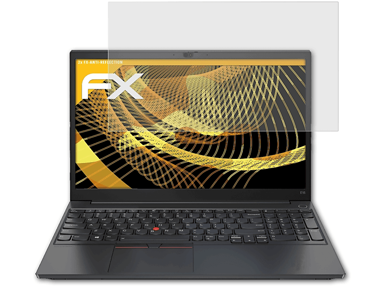 ATFOLIX 2x FX-Antireflex Displayschutz(für Lenovo ThinkPad E15 (Gen 3)) | Pflege & Schutz