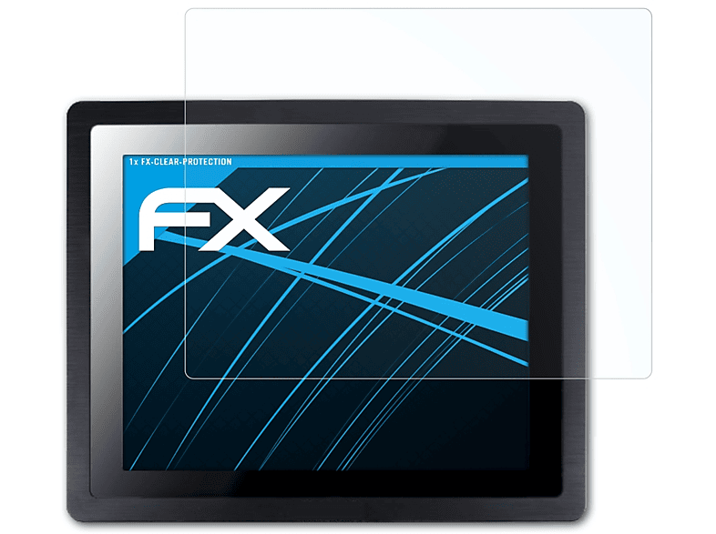ATFOLIX FX-Clear Displayschutz(für Pokini 15 Inch) Panel-PC