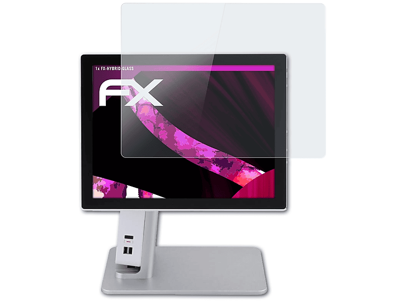 ATFOLIX FX-Hybrid-Glass Schutzglas(für Sam4s Forza (15.6 Inch))