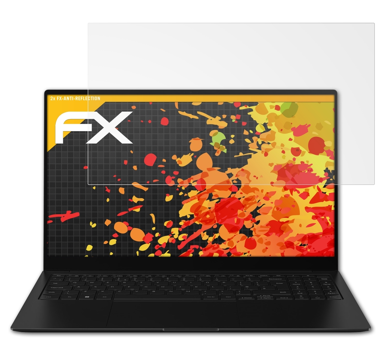 ATFOLIX 2x FX-Antireflex Book2 Samsung Displayschutz(für Inch)) Galaxy Pro (15.6
