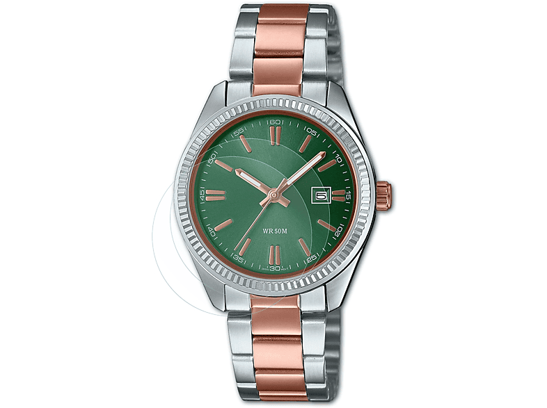 LTP-1302PRG-3AV) BRUNI 2x Basics-Clear Casio Schutzfolie(für