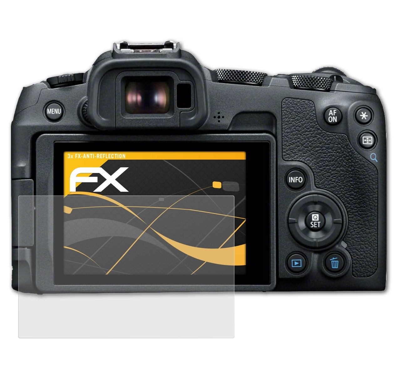 ATFOLIX 3x FX-Antireflex Canon R8) EOS Displayschutz(für