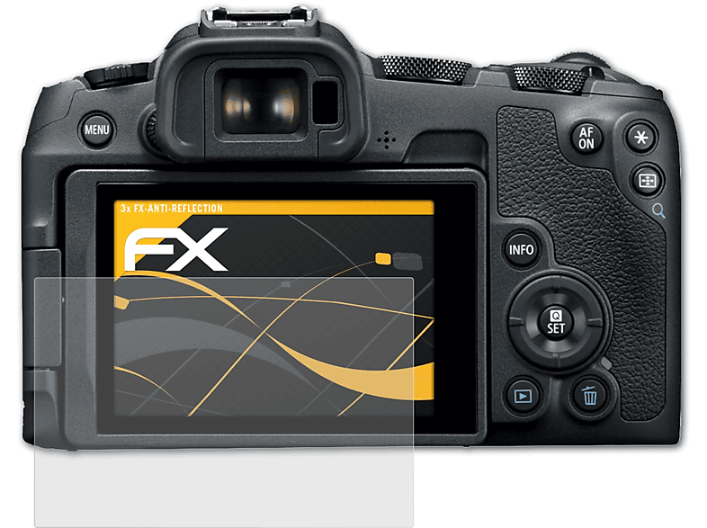 ATFOLIX 3x FX-Antireflex Canon R8) EOS Displayschutz(für