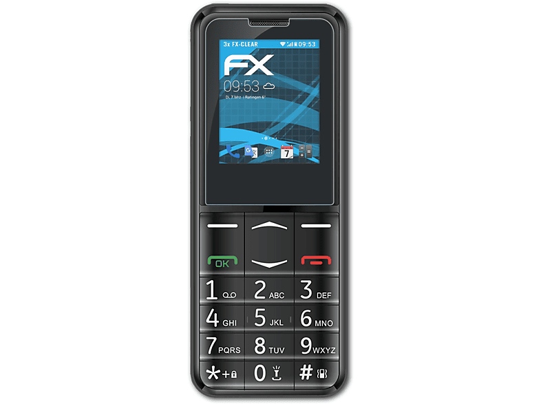 ATFOLIX 3x E4) Displayschutz(für FX-Clear Energizer