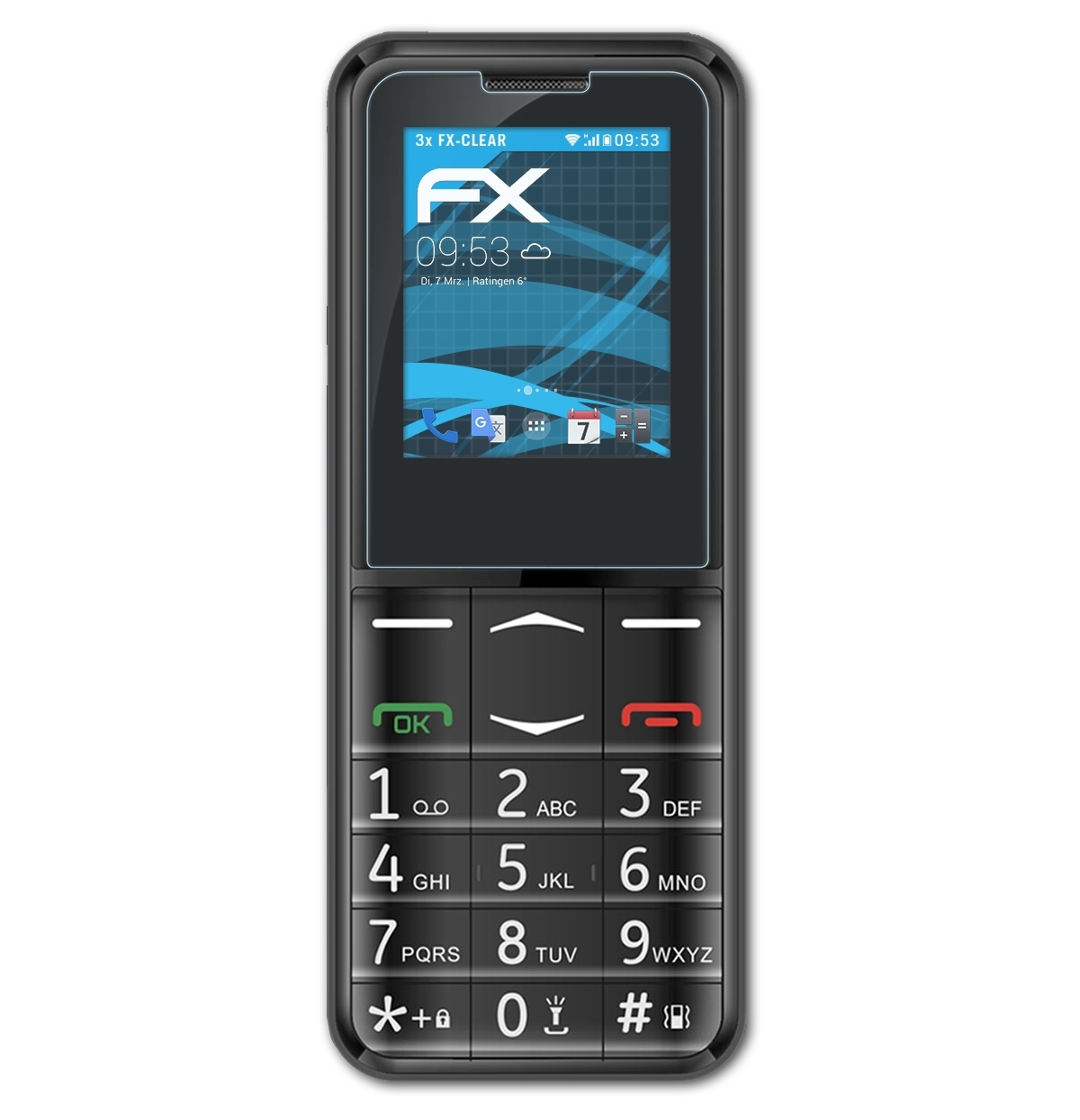 FX-Clear ATFOLIX Displayschutz(für E4) 3x Energizer