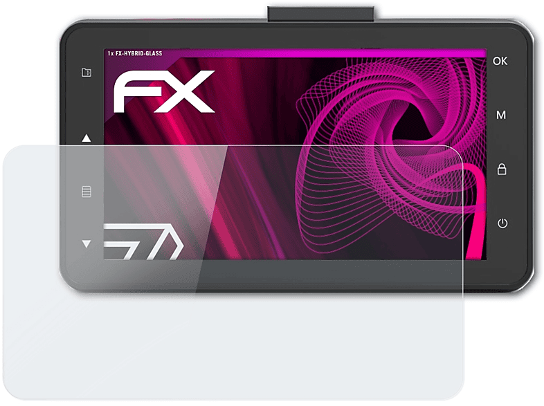 ATFOLIX FX-Hybrid-Glass Schutzglas(für Apeman C450)