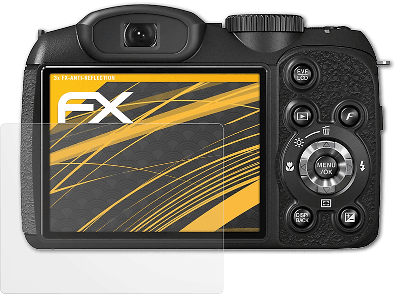 ATFOLIX 3x FX-Antireflex Displayschutz(für Fujifilm FinePix S2950)