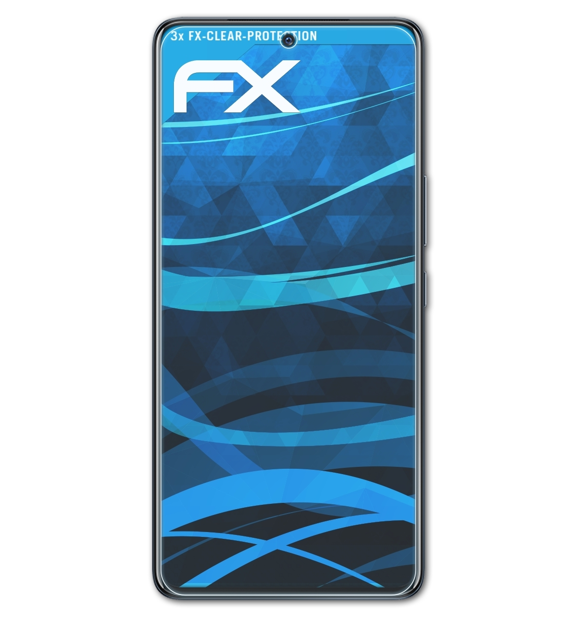 ATFOLIX 3x FX-Clear Displayschutz(für Vivo 9 SE) iQOO