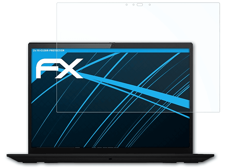 ATFOLIX 2x FX-Clear Displayschutz(für X1 Lenovo 4)) ThinkPad (Gen Extreme