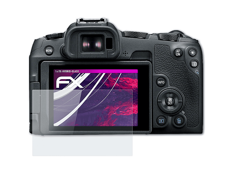 AtFoliX FX Hybrid-Glass Panzerfolie Für Canon EOS 800D – 9H Härte, Kratzfest, Made In Germany