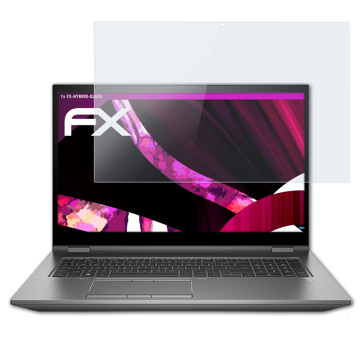 17 Fury ZBook Schutzglas(für ATFOLIX HP FX-Hybrid-Glass G7)