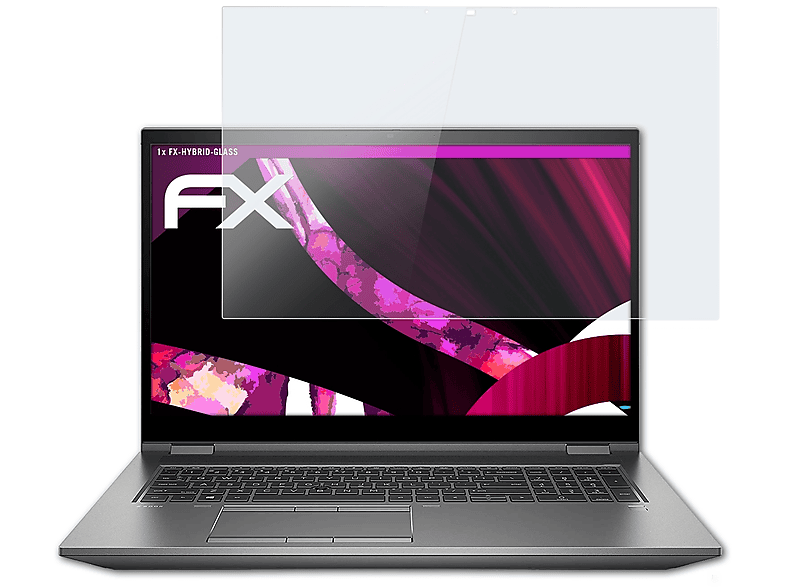 ATFOLIX FX-Hybrid-Glass Fury ZBook 17 G7) HP Schutzglas(für