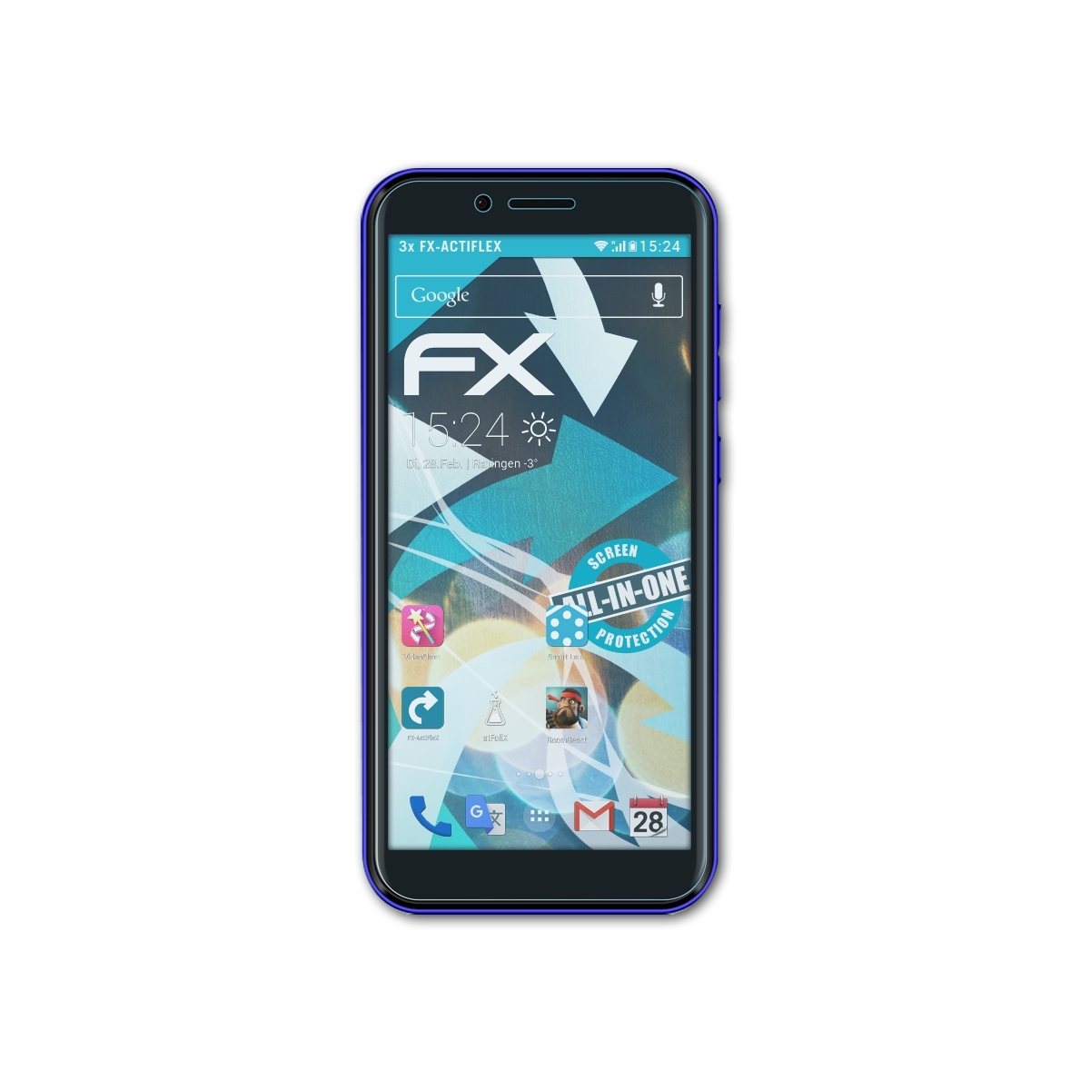 ATFOLIX FX-ActiFleX 3x BLU Displayschutz(für C5L+)