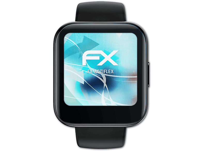 Realme FX-ActiFleX Watch) 3x Displayschutz(für ATFOLIX