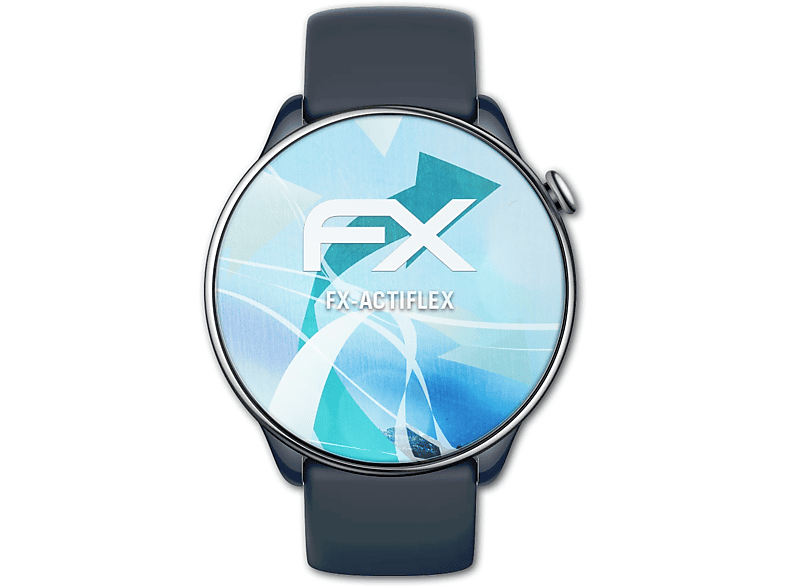ATFOLIX 3x FX-ActiFleX Displayschutz(für Amazfit GTR Mini)