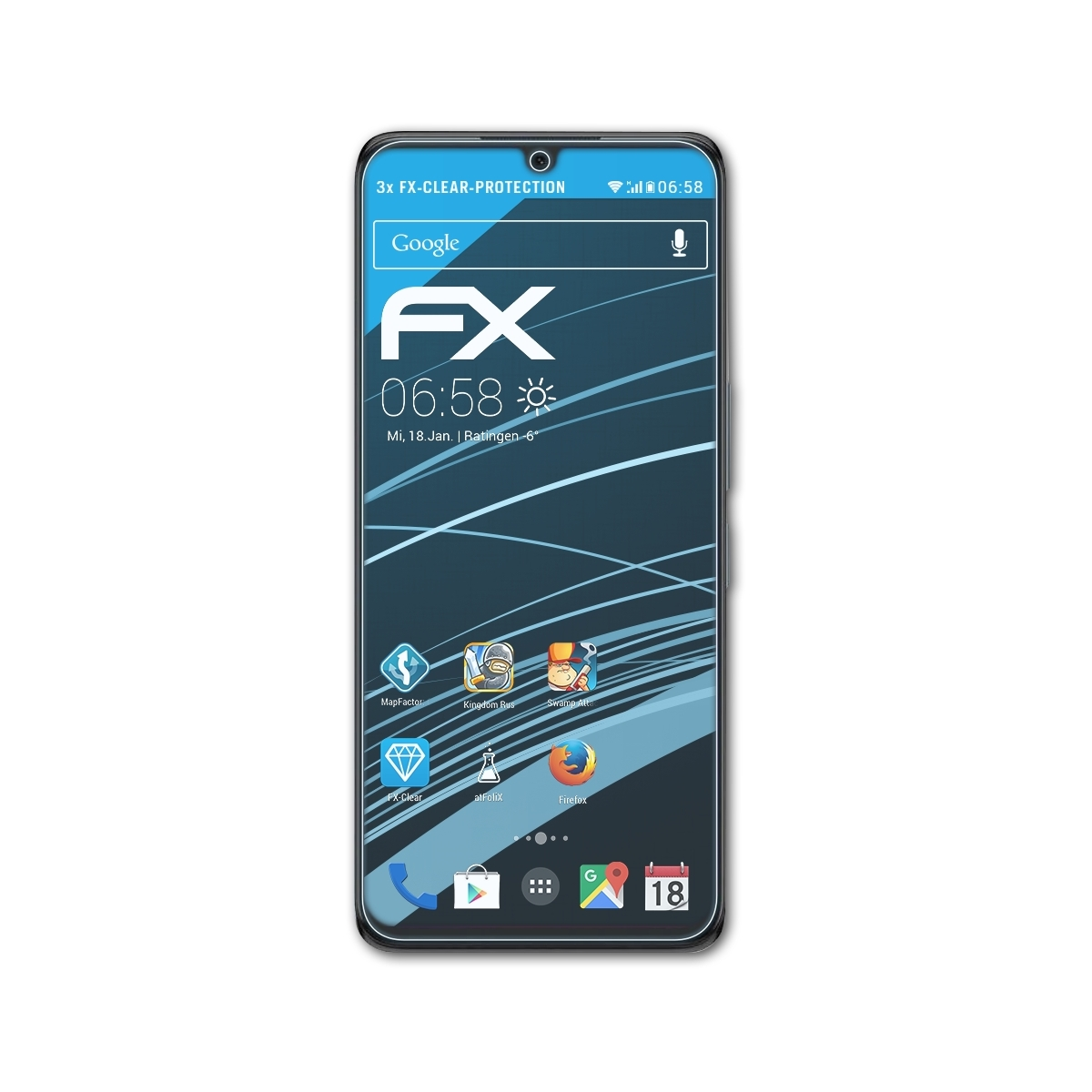 ATFOLIX 3x FX-Clear Displayschutz(für TCL 30)
