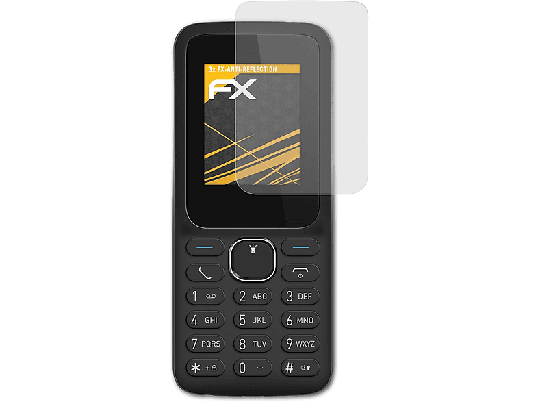 ATFOLIX 3x Plus) FX-Antireflex Lubi 5 Wiko Displayschutz(für