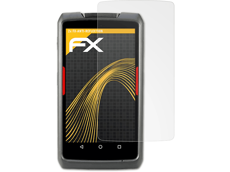 ATFOLIX 2x FX-Antireflex Displayschutz(für Honeywell ScanPal EDA71)