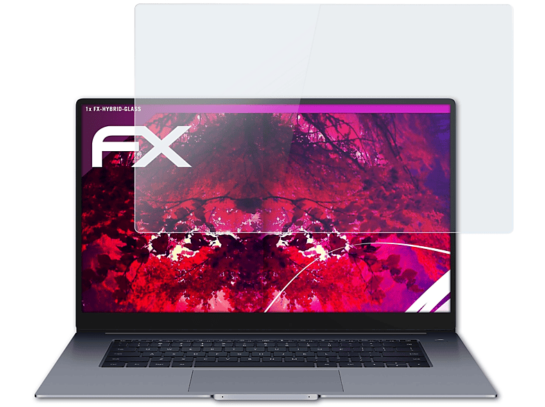X ATFOLIX FX-Hybrid-Glass MagicBook Honor 15) Schutzglas(für