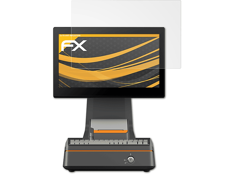 ATFOLIX 2x FX-Antireflex Displayschutz(für Sunmi D2s Plus Combo)