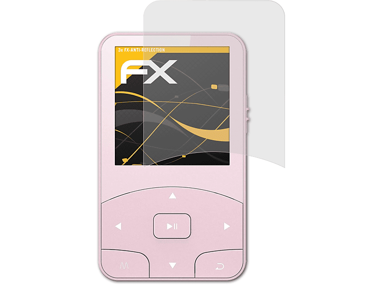 ATFOLIX 3x FX-Antireflex A58) AGPTek Displayschutz(für