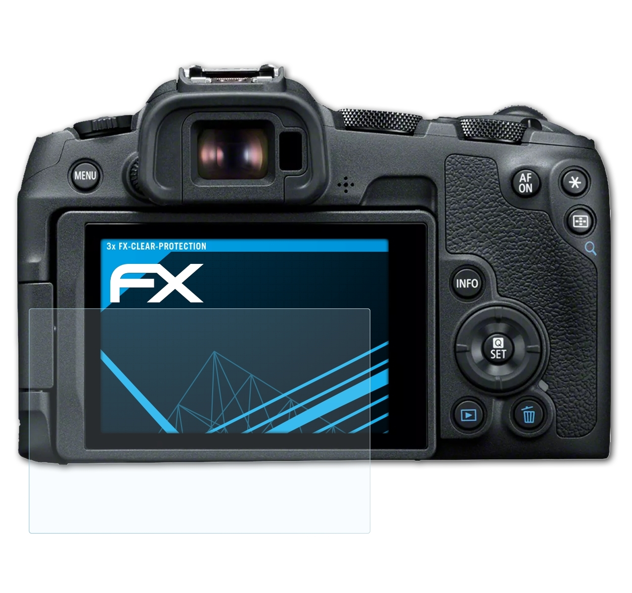 ATFOLIX 3x FX-Clear Displayschutz(für EOS R8) Canon