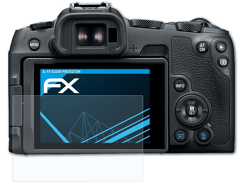 ATFOLIX 3x FX-Clear Displayschutz(für Canon EOS R8)