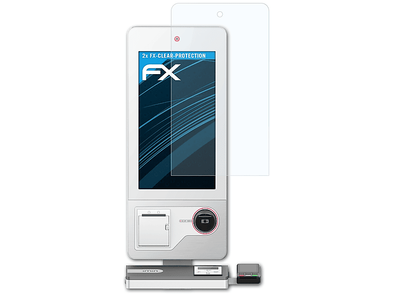 ATFOLIX 2x FX-Clear Displayschutz(für iMin S1)