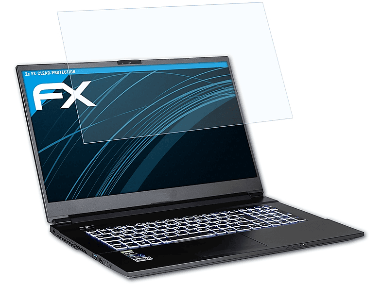 ATFOLIX 2x FX-Clear Displayschutz(für Captiva G14M 21V2)