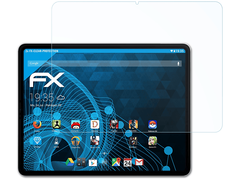 2x Displayschutz(für ATFOLIX FX-Clear OnePlus Pad)