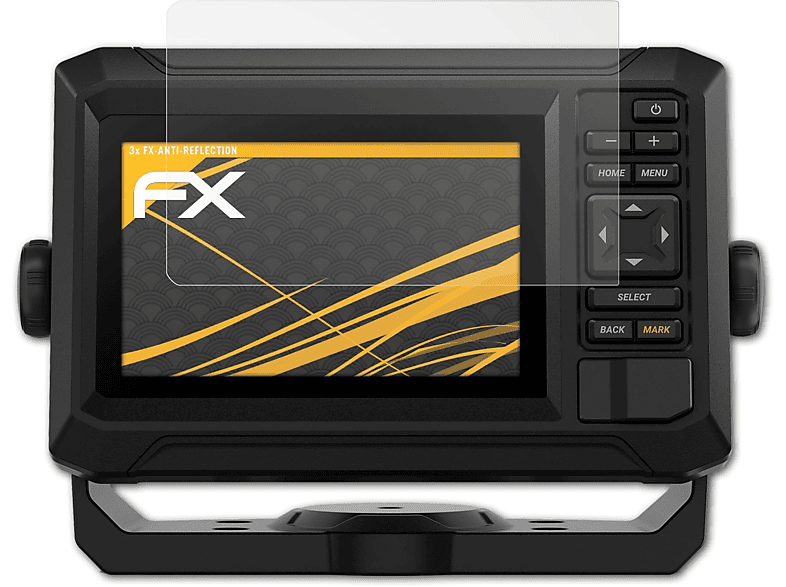 ATFOLIX 3x FX-Antireflex Displayschutz(für Garmin ECHOMap UHD2 (62sv))