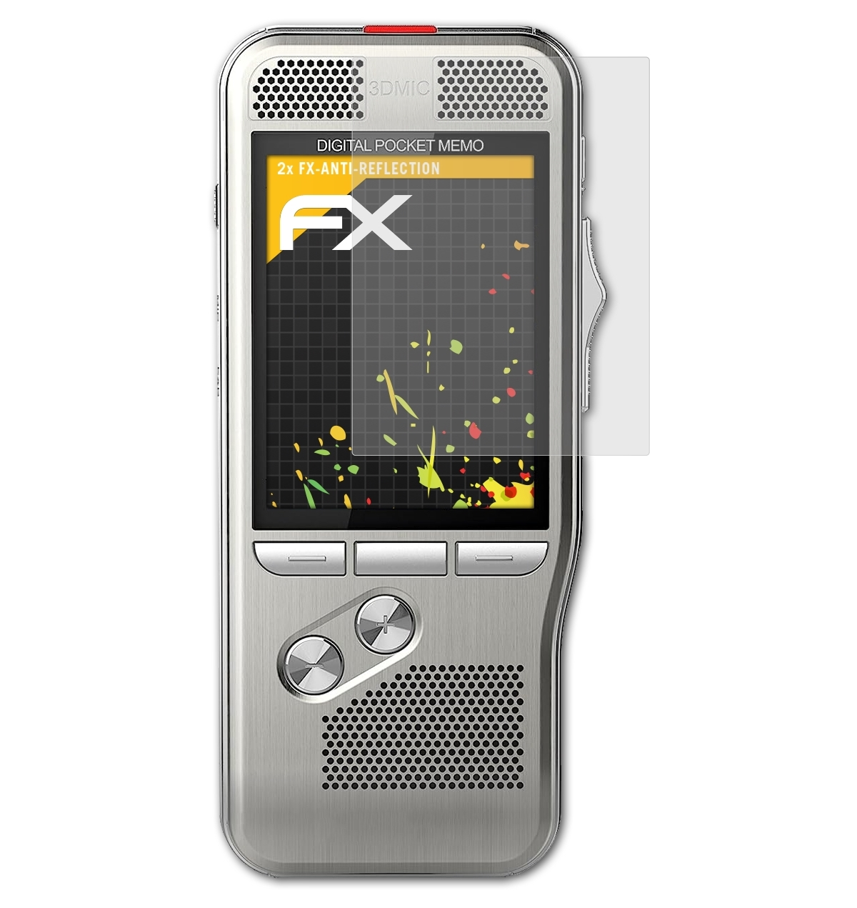2x FX-Antireflex DPM8000) ATFOLIX Displayschutz(für Philips